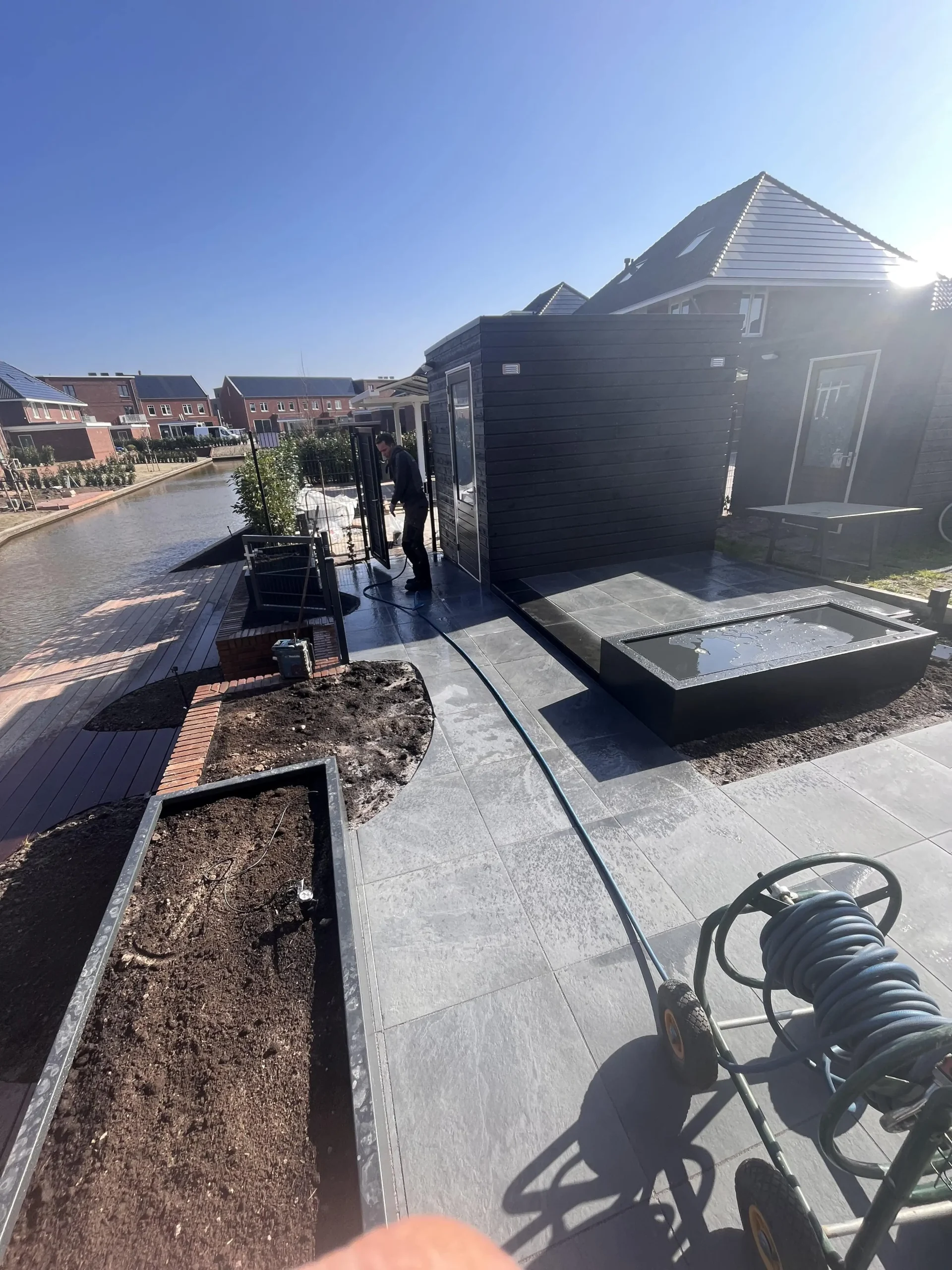 Nieuwbouw tuin